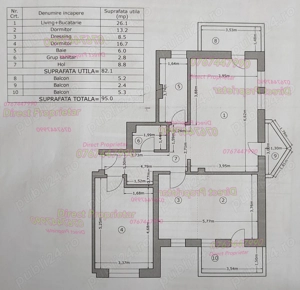 Apartament 3 camere mobilat utilat loc parcare inclus 