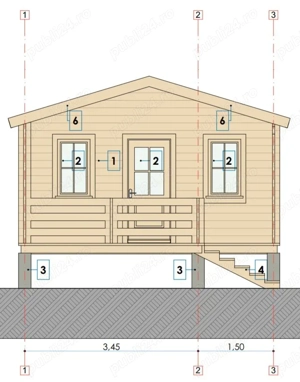 Cabană din lemn - imagine 5