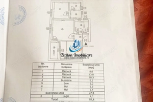 Apartament 3 camere, luminos, Maratei 2 Piatra Neamt - imagine 3