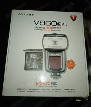 Blitz Godox, lămpi studio, charger, cage, telecomanda Nikon 