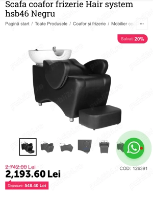 Scafa coafor noua 1350neg  - imagine 2