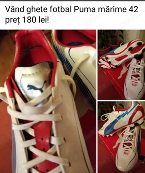 Vând ghete fotbal Puma preț 180 lei