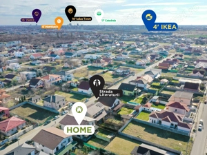 Duplex fara pereti comuni | 4 Camere | Dotari Premium | Semineu | Comision 0 - imagine 20