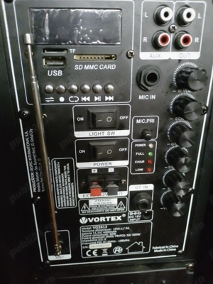 Boxa și microfon Vortex - imagine 4