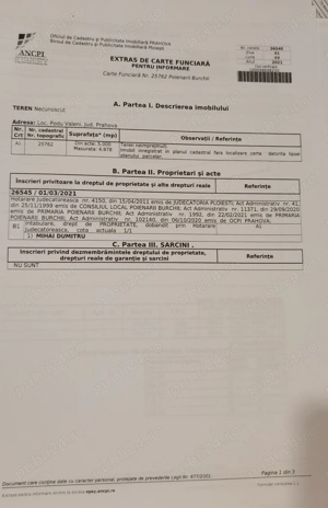 Teren intravilan Poienarii Burchi - imagine 5