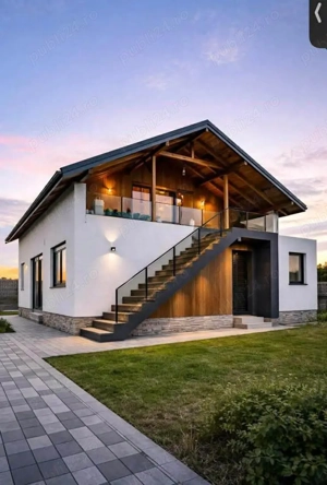 De vânzare casă  nouă în Simian cu încălzire in pardoseala  - imagine 2