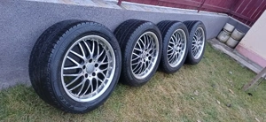 Jante aliaj bicolore cu buză R17 5x112 Vw.Audi.Skoda.Seat.Mercedes. - imagine 3