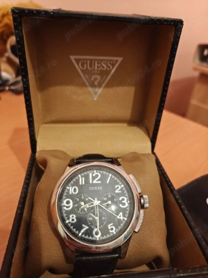 Ceas Guess Autentic bărbați pe negru Model W10562G3