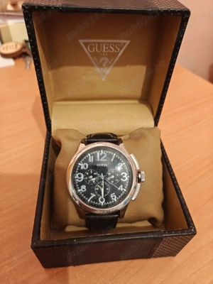 Ceas Guess Autentic bărbați pe negru Model W10562G3 - imagine 2