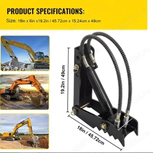 Dispozitiv prindere pietre Excavator - imagine 2