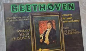 Disc vinyl Beethoven   Concert pentru vioară Op. 61 | Celibidache | Electrecord - imagine 3