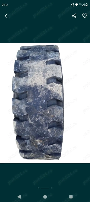 Vând anvelope pline pt stivuitor  - imagine 3