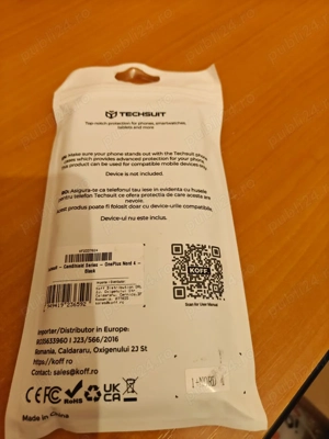 Husa pentru OnePlus Nord 4, Techsuit, CamShield, Neagra - imagine 3