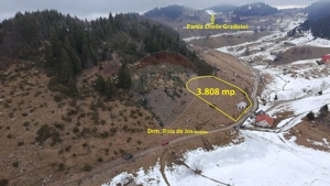 Casă + Teren Intravilan Fundata | Vedere Panoramică | Apă, curent - imagine 3