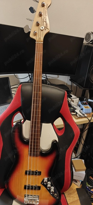 HB Jazz bass "Paco" fretless și acoustic bass - imagine 3