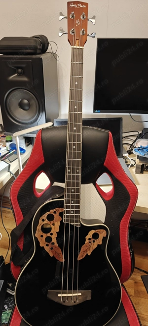 HB Jazz bass "Paco" fretless și acoustic bass - imagine 5
