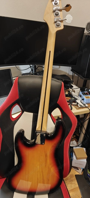 HB Jazz bass "Paco" fretless și acoustic bass