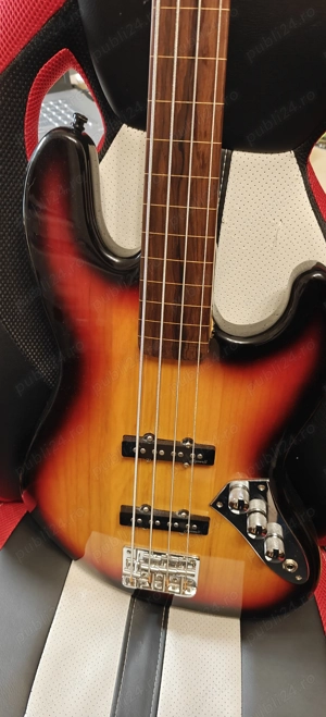 HB Jazz bass "Paco" fretless și acoustic bass - imagine 2