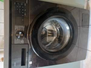 vand masina de spalat rufe neagra, ca noua, inca in garantie, samsung, clasa A+ - imagine 2