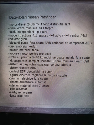 Nissan Pathfinder variante - imagine 3