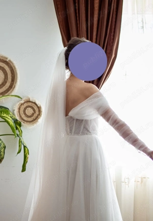 Vand rochie de mireasa A-Line - imagine 3