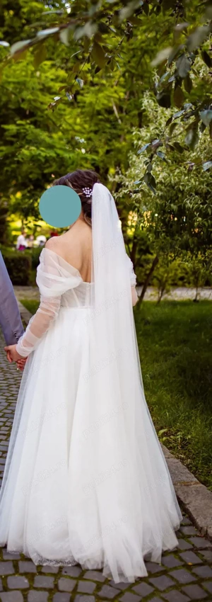 Vand rochie de mireasa A-Line - imagine 2