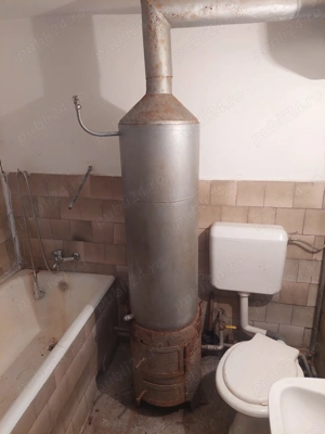Boiler metalic pe lemn sau gaz