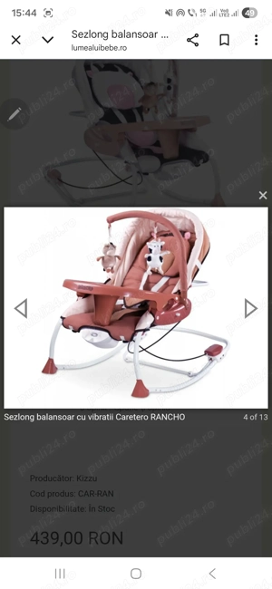 Pătuț, Căruț, balansoar, tricicletă  - imagine 5