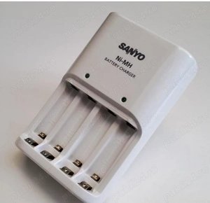Încarcator acumulatori Sanyo NI-MH - imagine 2