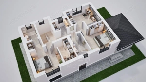 Casă individuală 5 camere | cu rate direct la dezvoltator| Lângă Sibiu - imagine 3