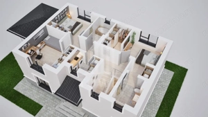 Casă individuală 5 camere | cu rate direct la dezvoltator| Lângă Sibiu - imagine 5