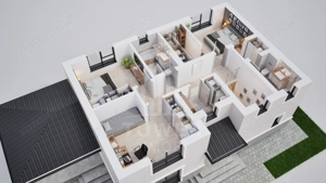 Casă individuală 5 camere | cu rate direct la dezvoltator| Lângă Sibiu - imagine 4