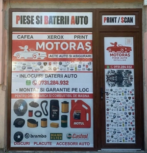 Piese Auto sector 2 filtre ulei motor baterie auto acumulator auto motoras auto 