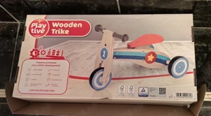 Bicicleta din lemn fara pedale varsta +12 luni 