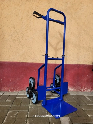 Cărucior de transport cu platforma si 6 roti pretabil pentru scări - imagine 2