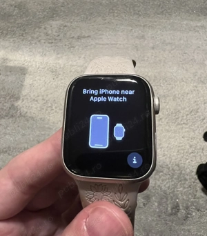Vand Apple Watch Series 7 Cellular+GPS 45mm culoare Starlight - imagine 4