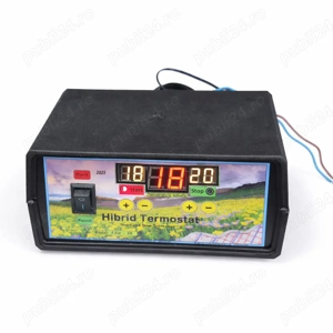 Hibrid Termostat Electronic Digital de putere pentru Rezistenta incalzire rasadnite, etc...