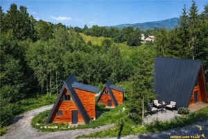 Ansamblu de 3 case, tip A frame, Moieciu de Jos, constructie 2025 - imagine 13