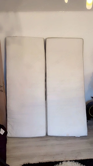 2 salte 80 200 cu arcuri husă detașabilă preț 100 lei amândouă 