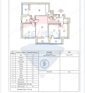 Comision 0% Centrul Nou, Apartament 4 camere, Bd. Victoriei - imagine 15