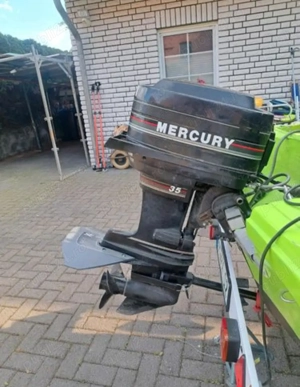 Barca cu motor Mercury 35 PS pentru 4 persoane - imagine 5