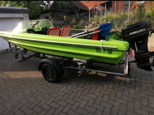 Barca cu motor Mercury 35 PS pentru 4 persoane - imagine 2