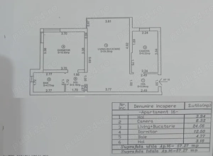 Apartament 3 camere , cu loc de parcare - imagine 8