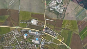 Teren intravilan industrial cu PUZ 19100 mp zona Hornbach din Sibiu - imagine 2