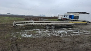 remorca platforma 2axe 8.6m 3500e  - imagine 2