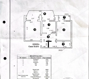 	Apartament cu 2 camere decomandat, situat la etajul 3, Micro 14. - imagine 7