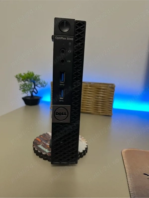 Mini PC Dell Optiplex 3040M 3050 8GB RAM 128 GB SSD WIFI Alimentator - imagine 2