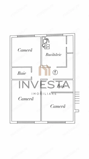 Apartament 3 camere , 70 mp, zona The Office – Marasti - imagine 4