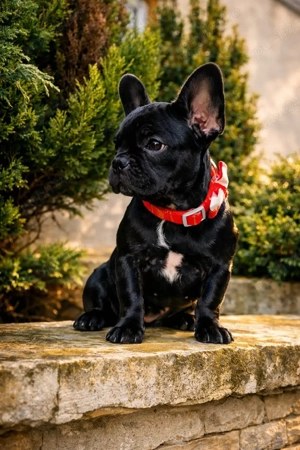 Bulldog Francez Negru Solid