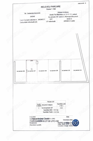 Vând 2 locuri parcare subteran Obor - imagine 2